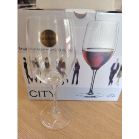   6 darabos Rona Bohemia "City" borospohár készlet 240 ml