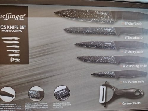 Cheffinger 6 db késkészlet