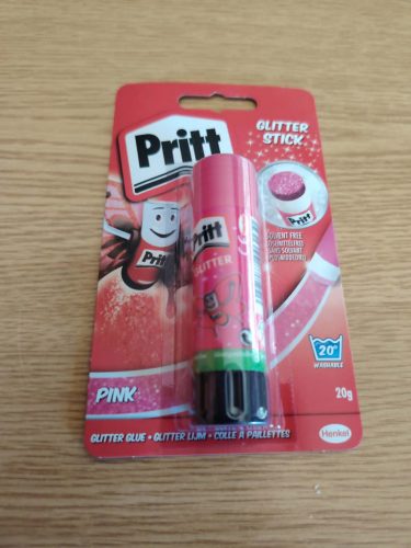 Pritt pink glitteres ragasztóstift