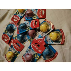 Maped márkájú, egylyukú ceruzahegyező, tartállyal