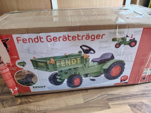 Big - Fendt GT Traktor pedállal, Zöld- csak MPL postacsomagként