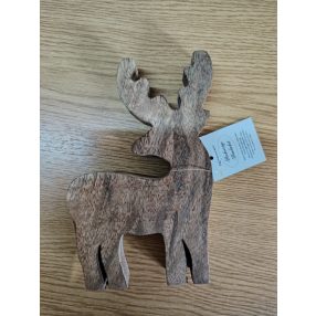 18 cm magas szarvas fából