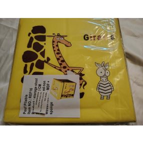   30*30*30 cm tároló doboz, mdf és textilből játéktároló