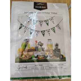   ocis témájú „Happy Birthday” születésnapi zászlódisz