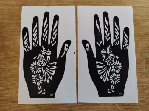 Henna sablon - 1 pár 
