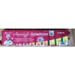   Clever Clean Aquasafe Inside Schwämme márkájú, 10 darabos konyhai mosogatószivacs-készlet