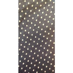 100*140 cm fekete alapon fehér tűpettyes pamutvászon