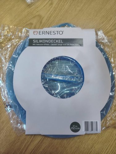 Ernesto márkájú, kb. 29,5 cm átmérőjű, 1 darabos szilikon fedő 
