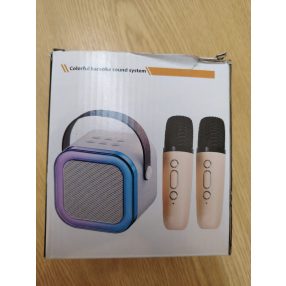 Vezeték nélküli mini karaoke szett, 2 mikrofonnal 