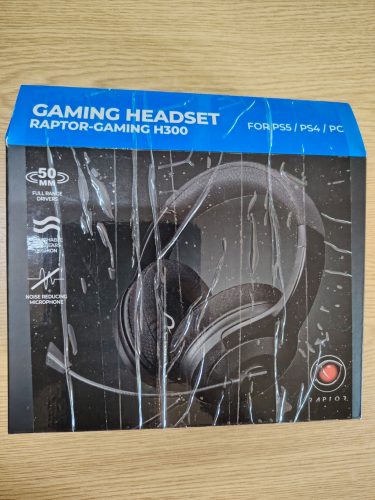  Raptor-Gaming H300 gamer headset Ps5, Ps4, PC