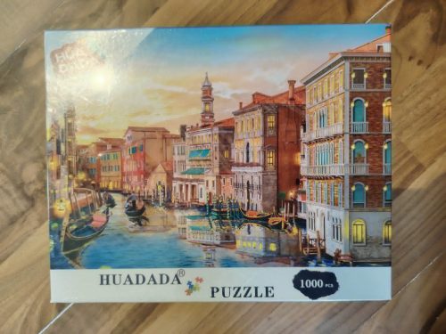 Huadada, 1000 db, jó minőségű puzzle Velence