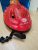Helmet piros sisak rollerra, kerékpárra, görkorihoz, gördeszkához