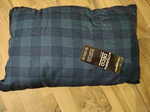 35*45 cm K L kockás párna