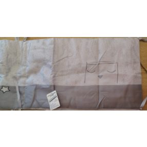 Szürke 30*160 cm babaágyrács védő