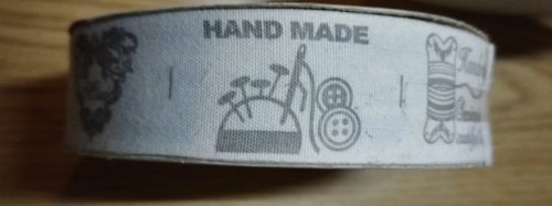 Hand Made szalag - az ár egy méterre vonatkozik