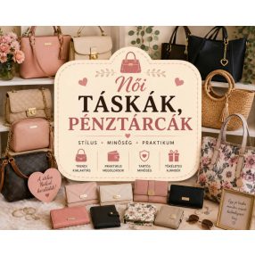 Női táskák, pénztárcák